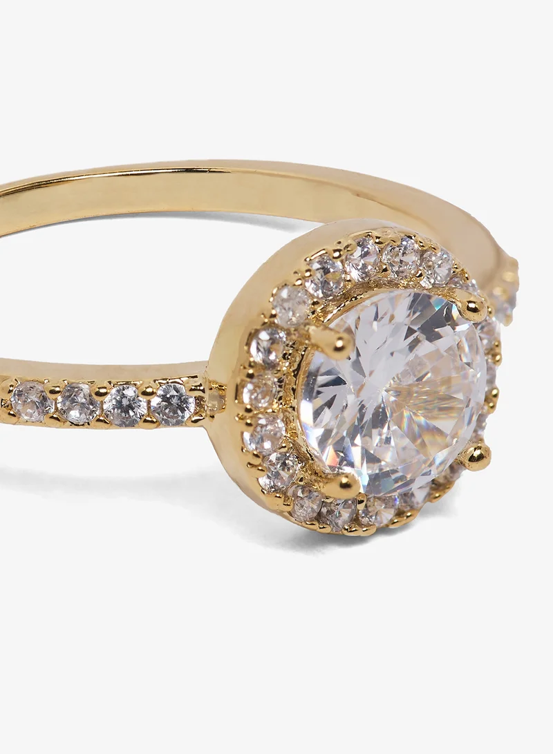 ELLA Rhinestone Diamonte Embellished Ring