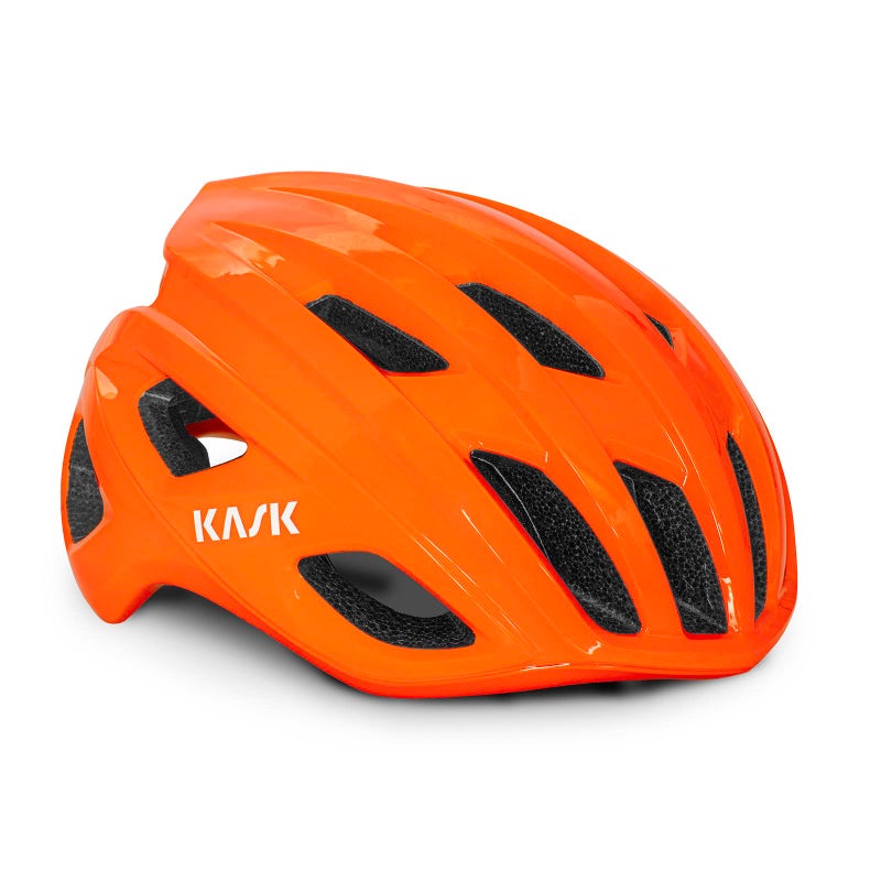 KASK Adult Road Bike Helmet Mojito Cubed WG11 Orange Fluo [Size 58] - Image 3