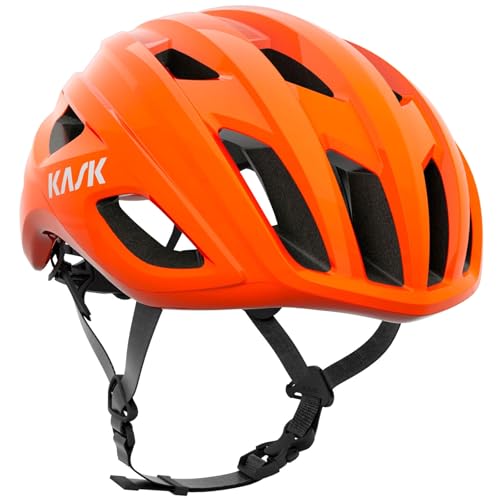 KASK Adult Road Bike Helmet Mojito Cubed WG11 Orange Fluo [Size 58] - Image 4