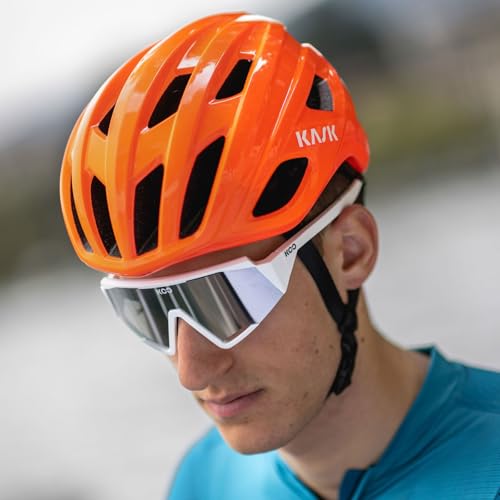 KASK Adult Road Bike Helmet Mojito Cubed WG11 Orange Fluo [Size 58] - Image 2