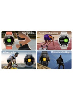 Mibro GS Active Smartwatch, 1.3 Inch AMOLED Display, GPS Global Positioning System, 10 Axis Motion Senor, Seek Beats Seek Beats Exercise Algorithm, 24-Hour Health Management, Dual Strap, Gold  - Image 4
