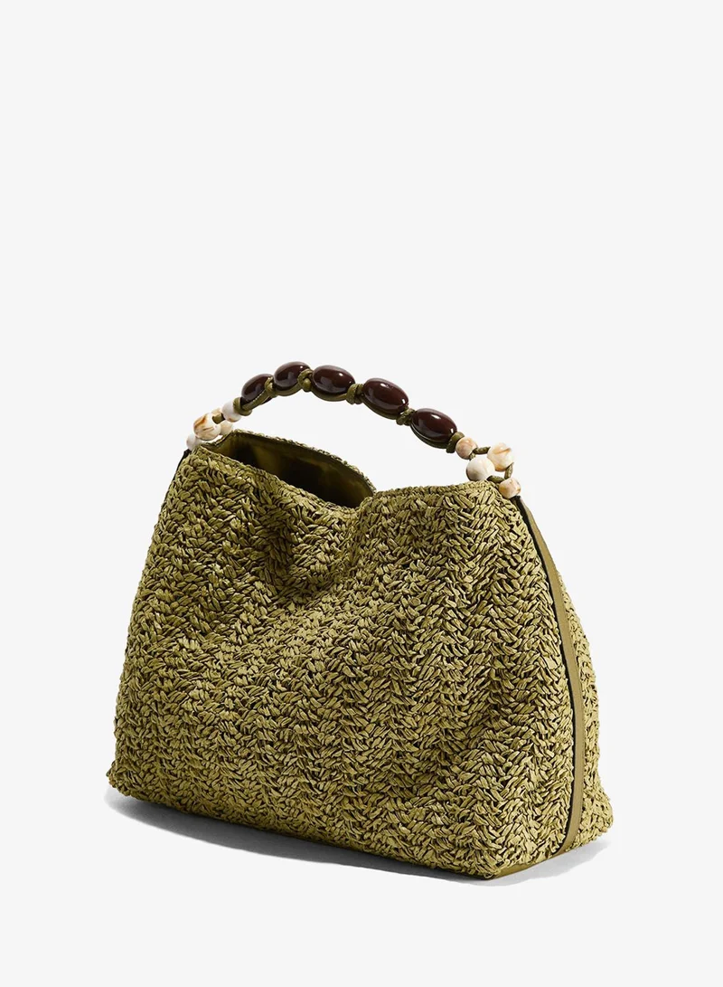 H&M Straw shoulder bag