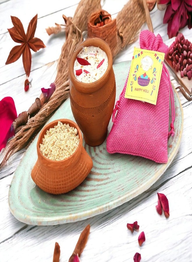 Jaiccha Ghasitaram Gifts Holi Sweets/ Holi Gift/ Holi Hampers/ Thandai Transparent Holi Guft Box with Gujiyas, Thandai, Peanuts, Bhakarwadi and MEWA Bites|Gift Hamper|Diwali Gift Hamper|Food Hampers| - Image 4