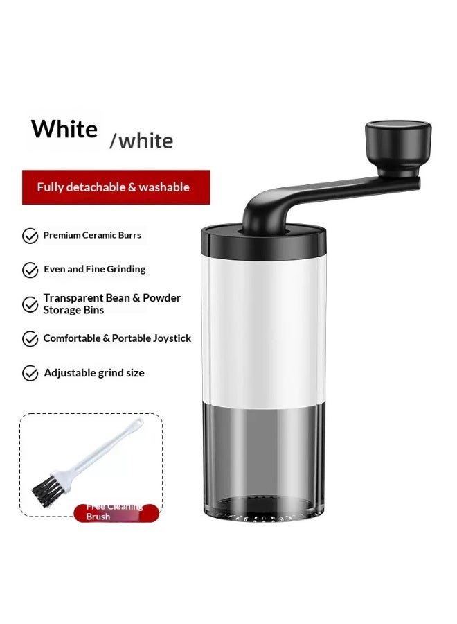 Manual Coffee Grinder with Ceramic Burr, Adjustable Grind Settings - Image 1