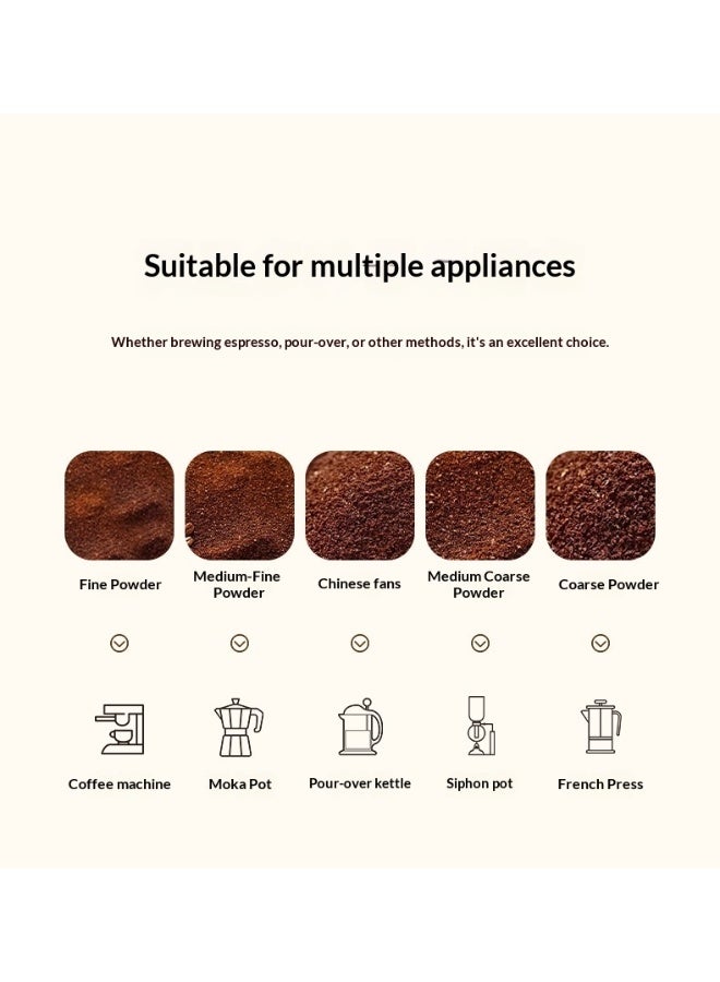 Manual Coffee Grinder with Ceramic Burr, Adjustable Grind Settings - Image 3