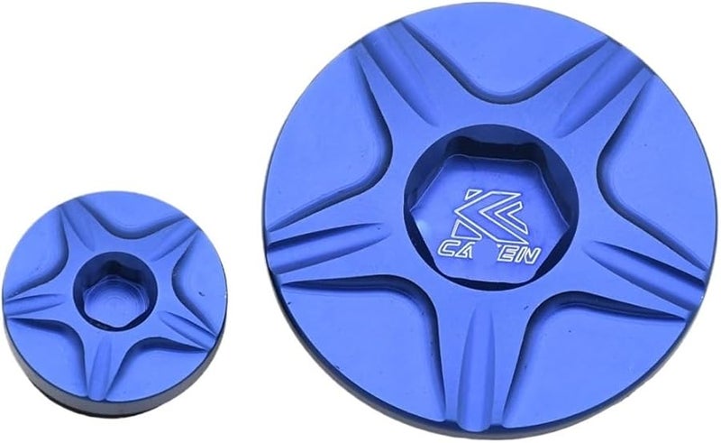 Blue Timing Bolts Engine Crankcase Cover Timing Oil Set For WR250F WR450F 2015 2021 YZ250F YZ450F 2014 2021 - Image 2