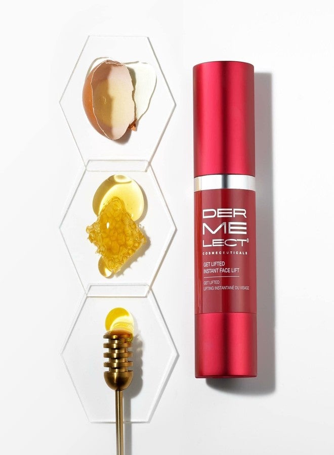 Dermelect Get Lifted Instant Face Lift for Face & Neck Anti Aging Cream with Manuka Honey, Egg White Tightening Hydrating Firming Treatment for Sagging Jawline, Loose Skin, Lines Wrinkles 1 oz - Image 3