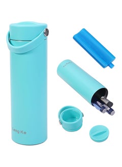 Leng Ke Stainless Steel Insulin Cooler Travel Case with TSA-Approved Ice Pack - Medication Refrigerated Box for Diabetic Supplies, Insulin Pens and Pills  - Image 1