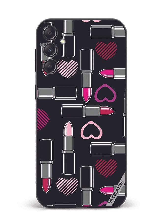 VR CREATIVE Protective Case Cover For Samsung Galaxy A34 Lipsticks Design Multicolour - Image 1