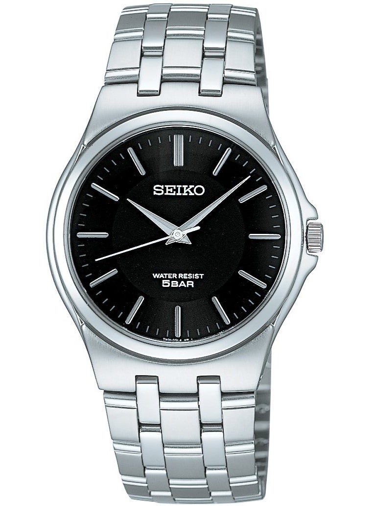 Seiko Spirit Men's Black Watch SCXP023