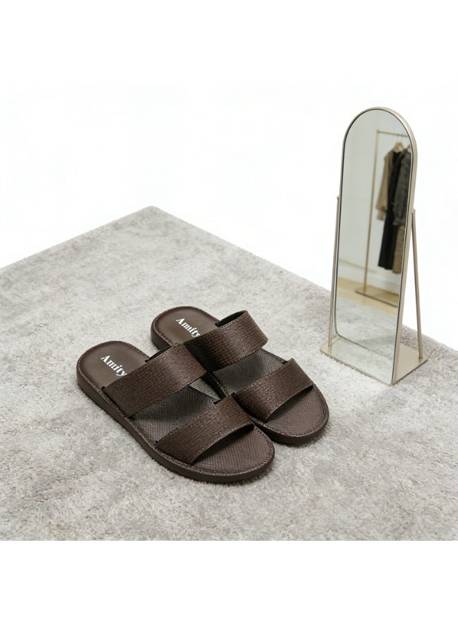 Men's Open Toe Outdoor Slides, Lightweight Breathable Non Slip Durable Summer Casual Slippers, Indoor Beach Pool Camping Daily Walking Shoes - Image 4