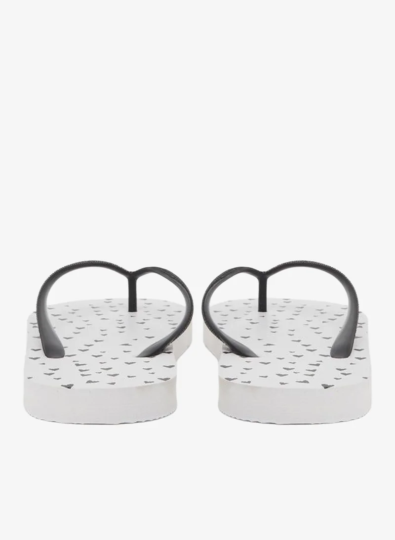 Styli Styli Heart Print Flip Flops