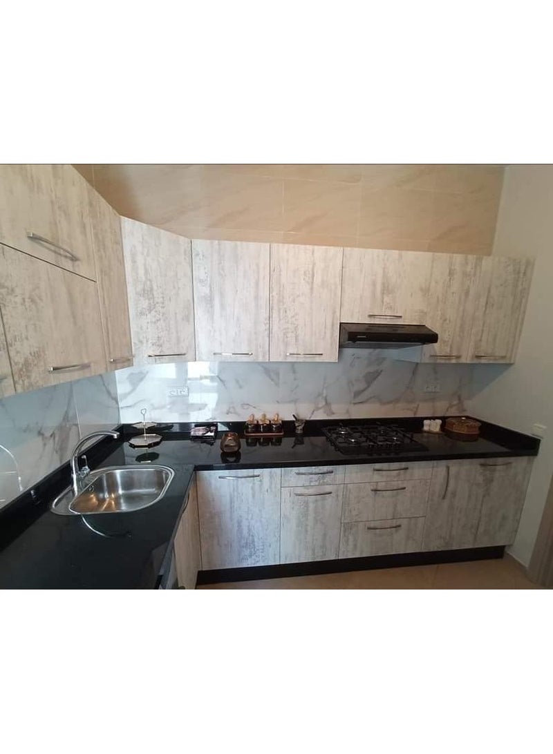 Stainless kitchen sink, 48 x 48 cm, the first in Egypt, special code (special kitchen mixer for the sink)  - Image 4