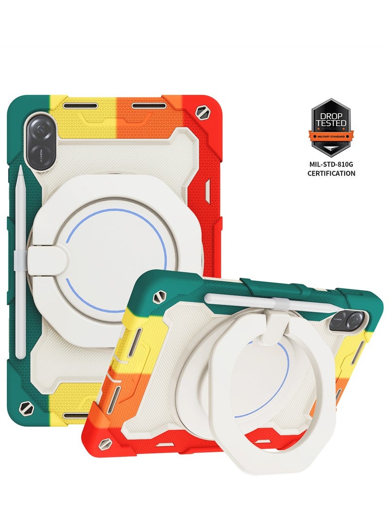 VKL Kids case Compatible with Honro Pad X9 11.5 Inch 2023,Heavy Duty Shockproof Cover with Screen Protector & Rotating Stand & Pencil Holder For Honor Pad X9 (multiple colors) - Image 1
