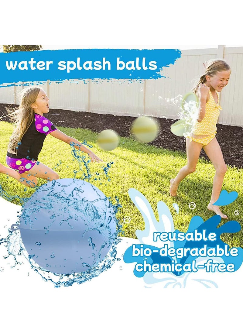 8-Pack Reusable Water Balloons with Self-Sealing Technology - Quick Fill Splash Balls for Endless Summer Fun! Soft Silicone, Refillable. - pzsku/Z96D3CA9D2365D950AE19Z/45/_/1710652260/f4963625-3428-4213-9093-02455bcdbcb6