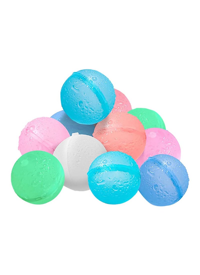 Sweet seven 8-Pack Reusable Water Balloons with Self-Sealing Technology - Quick Fill Splash Balls for Endless Summer Fun! Soft Silicone, Refillable.  - Image 5