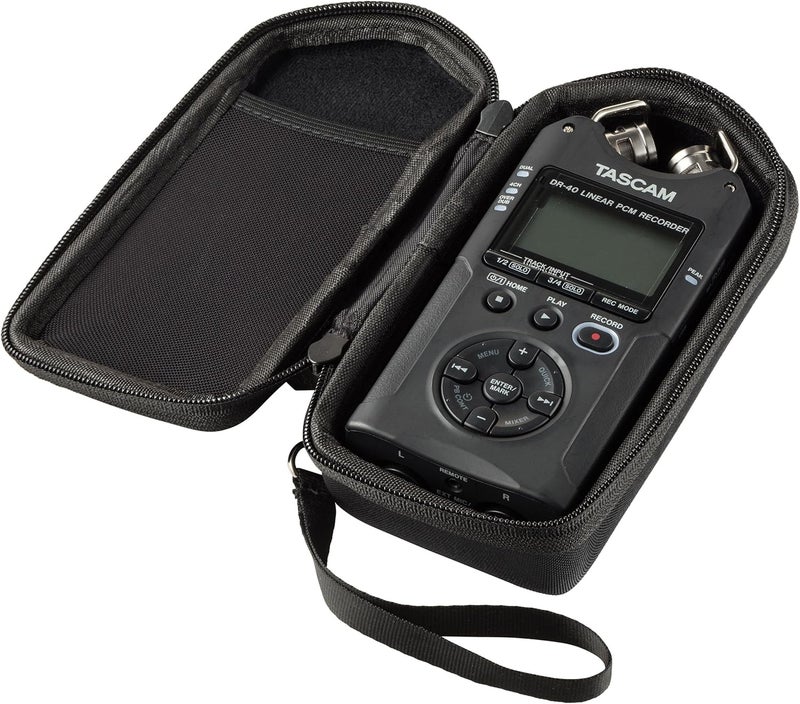 Caseling Hard Case Fits Zoom H4N PRO/PRO 4., DR-40X Recorder, or TASCAM DR-40 4-Track/Tascam DR-07X Recorder | Carrying Storage Travel Bag Protective Pouch - Image 3