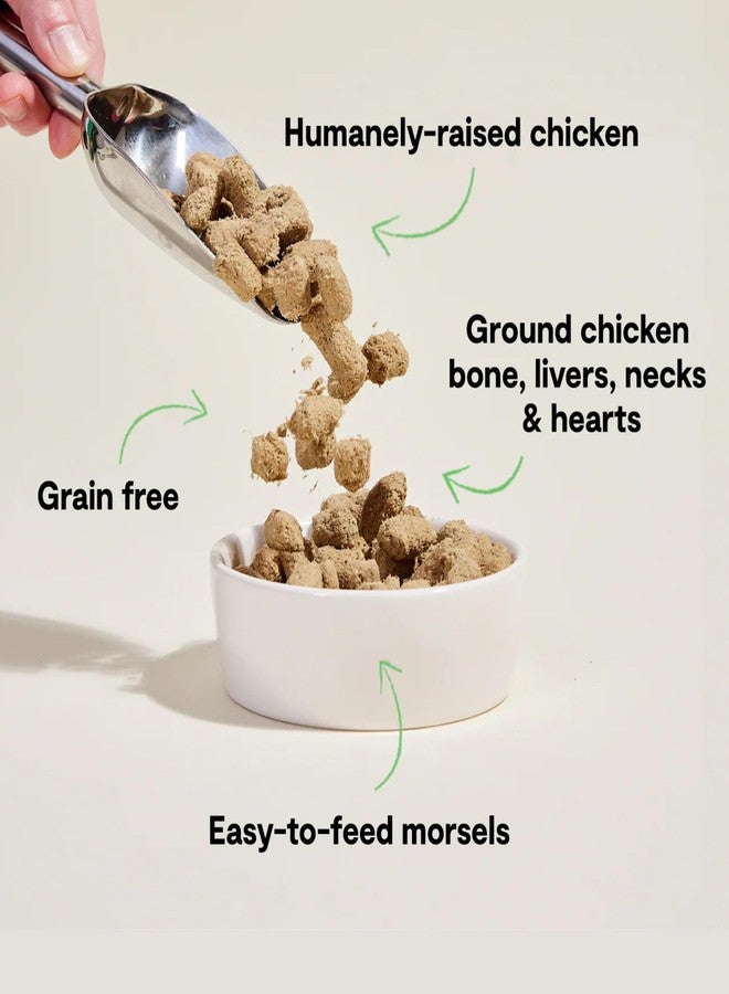 Open Farm أوبن فارم، طعام كلاب مجفف بالتجميد، قطع صغيرة تحتوي على 95% لحم، أعضاء وعظام، منتجات عضوية وأطعمة فائقة، وجبة كاملة أو إضافة لطعام الكلاب المجفف بالتجميد، بنكهة الدجاج، كيس 31.5 أونصة - Image 2