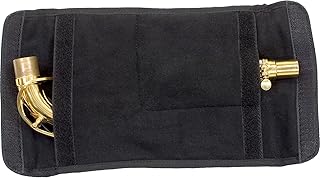 ProTec Protec A303 Alto / Tenor Sax Neck and Mouthpiece In-Bell Pouch,Black  - Image 1