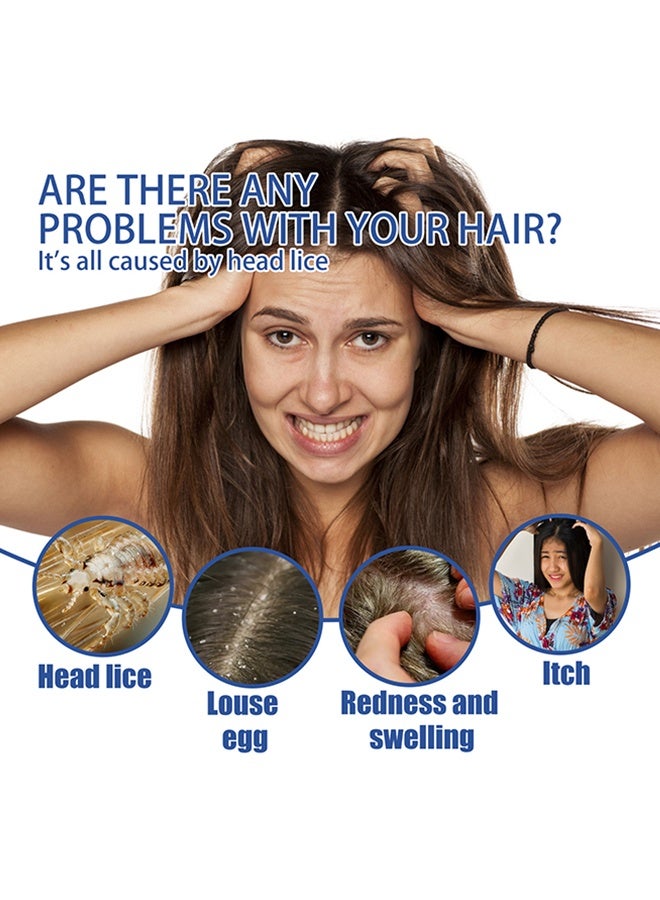 SOUTH MOON Scabies Lice Spray - For Kids & Adults, Easy Use Lice Spray Kills Head Lice, Eggs, Super Lice on Contact, Includes Metal Lice Comb, Multiple Treatments, 30ml - Image 2