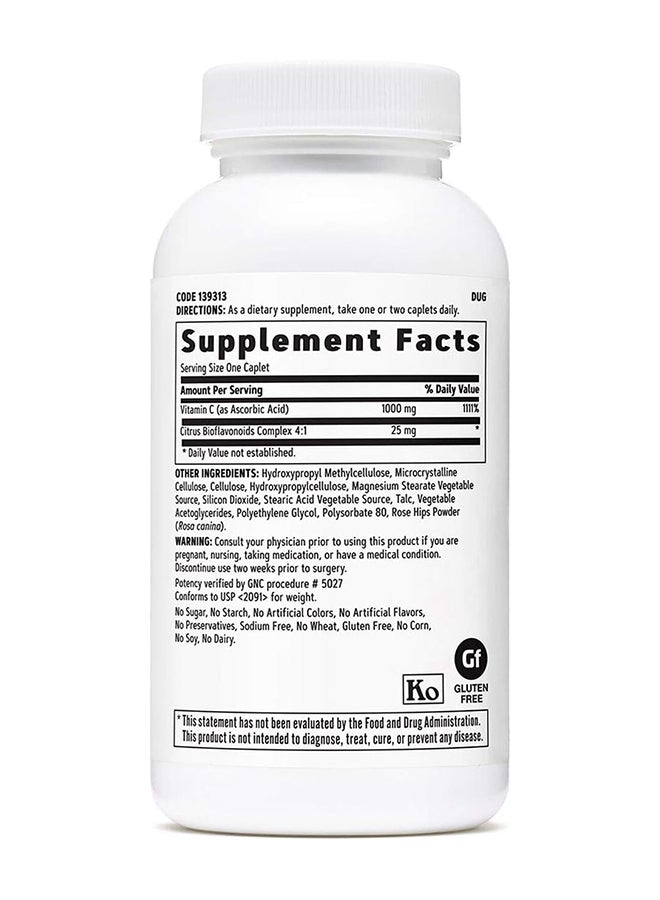 جي إن سي فيتامين سي، إطلاق زمني، 1000 ملجم، 90 كبسولة - Image 3