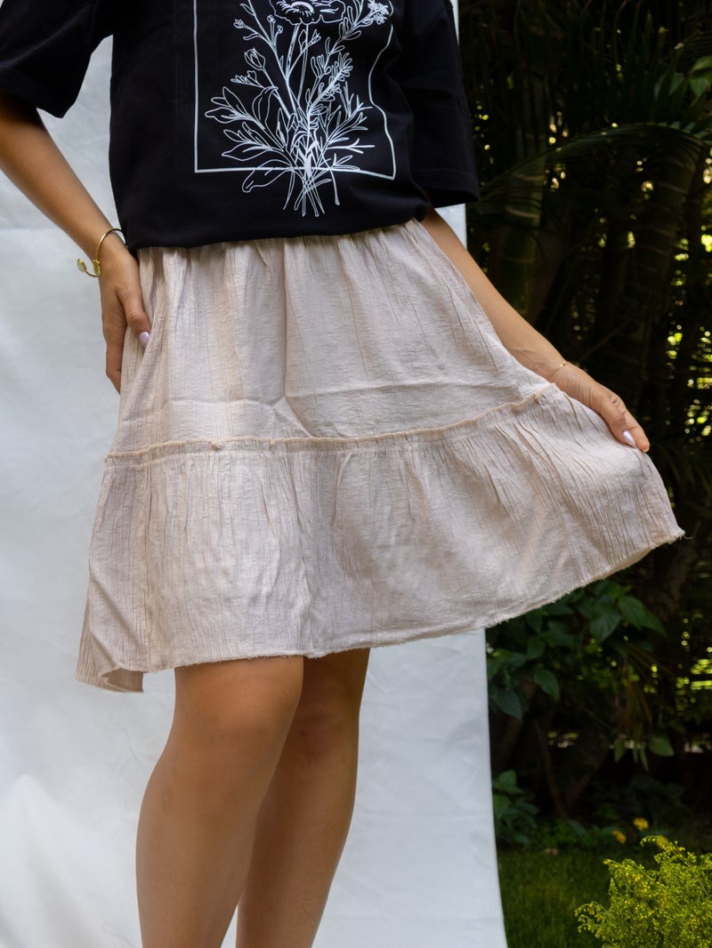 Pavo Beige Caroline Skirt - Image 1