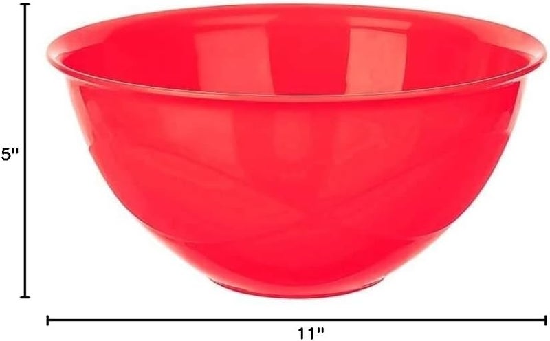 Tribello أوعية خلط كبيرة سعة 5 كوارت 169 أونصة - وعاء سلطة/خلط/تقديم بلاستيكي 1 عبوة - Image 2
