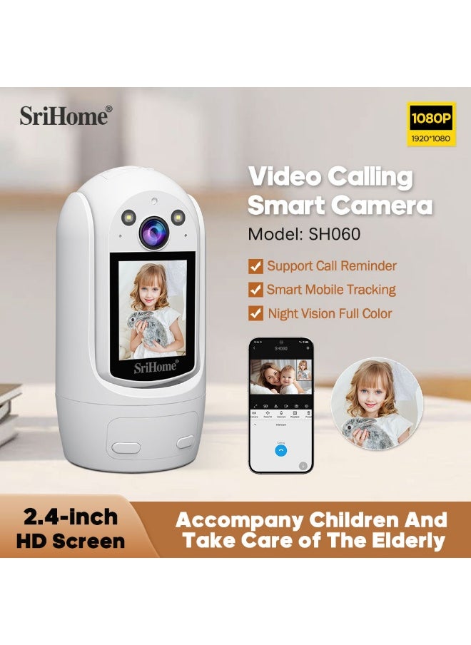 SriHome - SriHome SH060 1080P Smart Home Security Camera with Color Night Vision. - Image 1