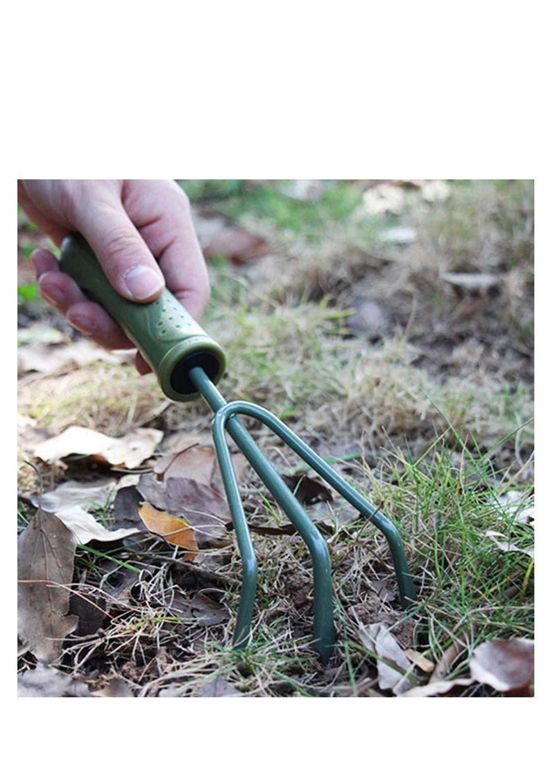 Garden Tools Set, 3 Pcs Gardening Tool Shovel Potting with Plastic Handle, Mini Hand Rake Spade Shovel, Planting, Flowering, Loose Soil, Outdoor