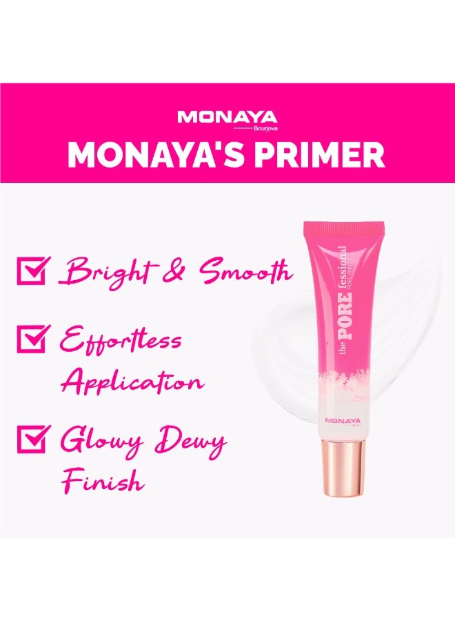 Monaya the POREfessional PRIMER, Long-Lasting Make Up Wear, Clear, 1 Count - Image 2