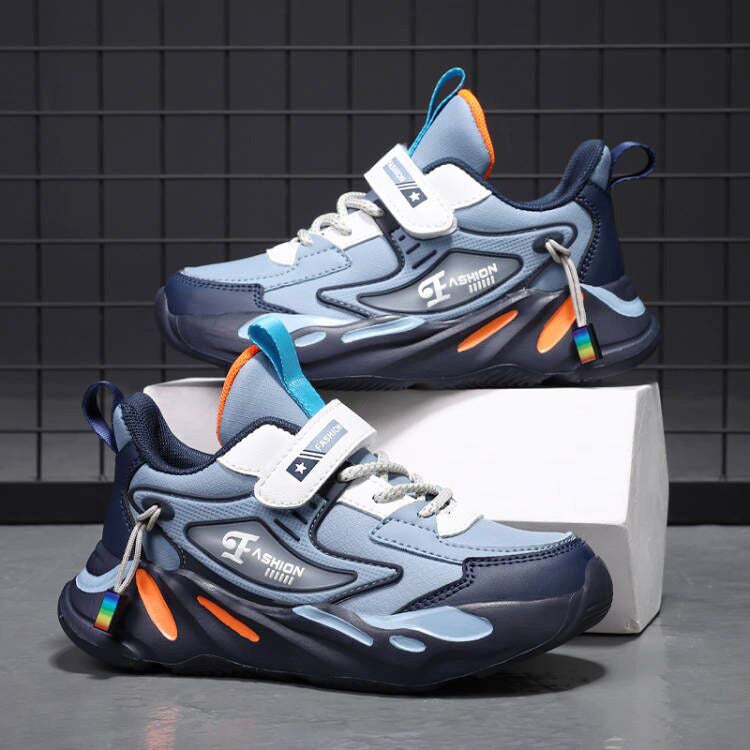 Mesh Sneakers Lightweight Flexible Sole Walking Shoes For Kids Indoor And Outdoor Activities - Image 1
