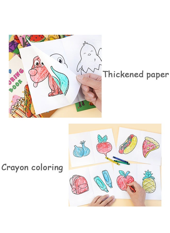 GD 8 PCS Mini Coloring Books, Bulk Mini Coloring Books for Kids Ages 4-8, Birthday Party Favors Gifts Classroom Activity Supplies - Image 4