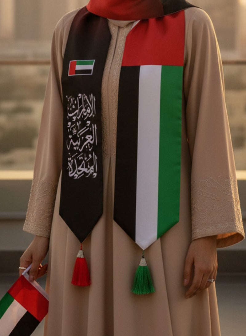 2025 Premium UAE National Day Scarf - Unisex - Image 2
