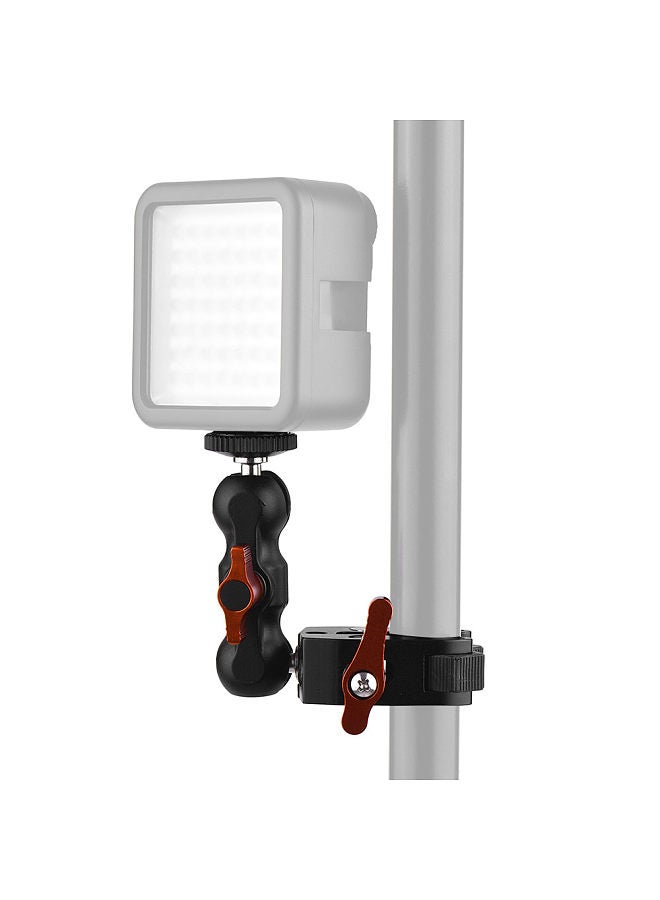 ANDOER Multi-functional Clamp Ball Mount Clamp Articulating Friction Arm Super Clamp with 1/4 Inch Screw for GPS Monitor LED Video Light Flash Light Microphone  - Image 3