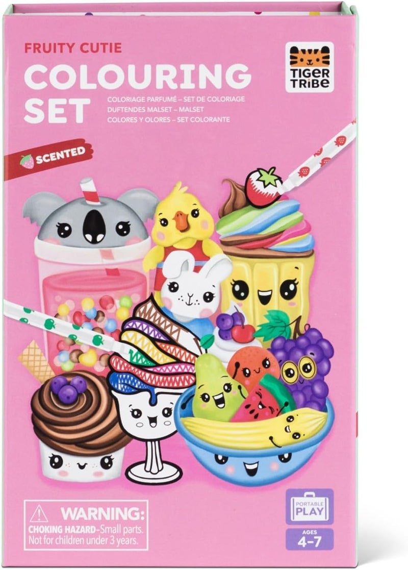 Tiger Tribe Fruity Cutie Scented Coloring Set - Image 1