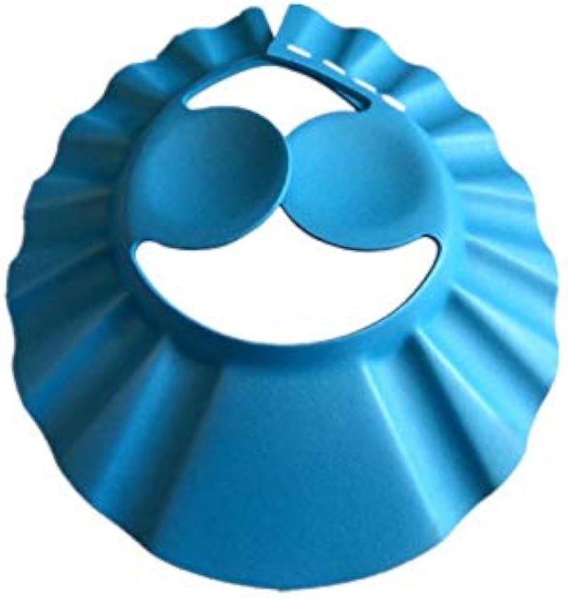 Protect the Ears Shampoo Children Shampoo Bath Bathing Shower Cap Hat Wash Hair Shield Hat Blue , 2724445670779