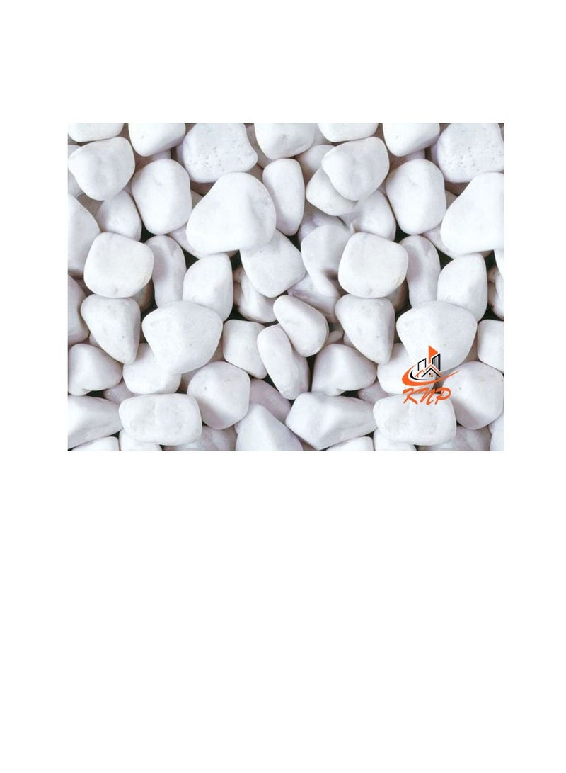 KNP Snow White Pebbles 20KG Bag 1-2 cm  - Image 1