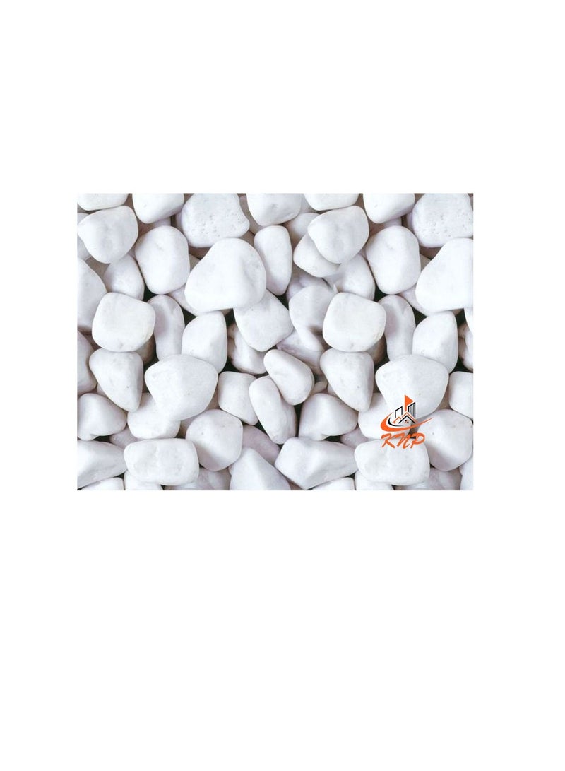 KNP Snow White Pebbles 20KG Bag 1-2 cm  - Image 2