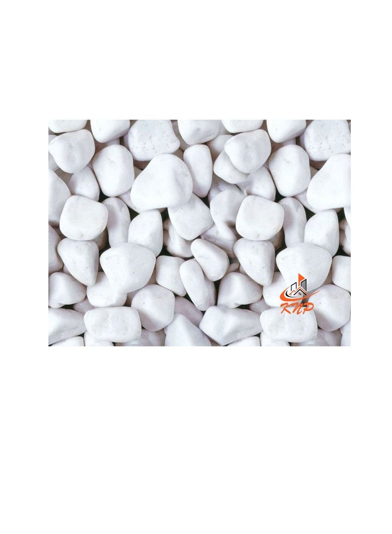 KNP Snow White Pebbles 20KG Bag 1-2 cm  - Image 3