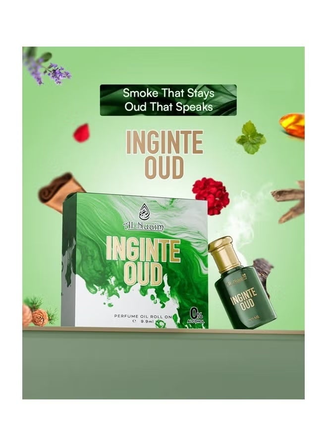 Al Nuaim iNGINTE OUD Roll-On Attar 9.9ml | Woody Oriental Fragrance | Alcohol-Free Long-Lasting Masculine Perfume for Men & Women - Image 3