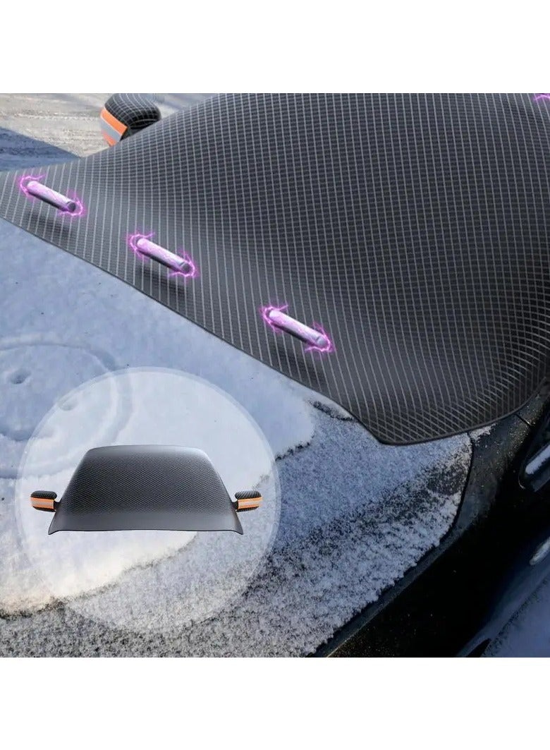 AROAQ Magnetic Car Front Windshield Cover Sunshade Automobile Snow Sun Shade Waterproof Exterior Covers Auto Accessories - Image 3