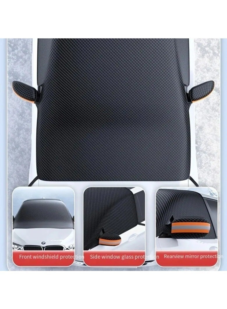 AROAQ Magnetic Car Front Windshield Cover Sunshade Automobile Snow Sun Shade Waterproof Exterior Covers Auto Accessories - Image 2