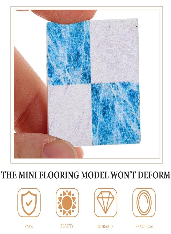 Alasum Mini House Floorboards Decorative Tiny Wood Floor Sheets 1.18In Dollhouse Flooring Tiles 18Pcs Set for DIY Miniature Scenes and Creative Mini Flooring Decors - Image 3