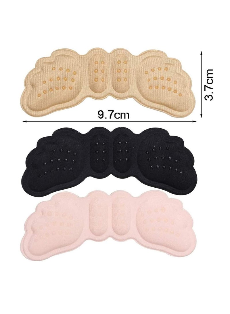 SYOSI Heel Cushion Inserts Silicone Shoe Pads for Women Loose Shoes and High Heels Shoe Too Big, Anti-Slip Heel Inserts Liners Blister Prevention and Protectors Foot Insoles for Women - 6Pairs - Image 5