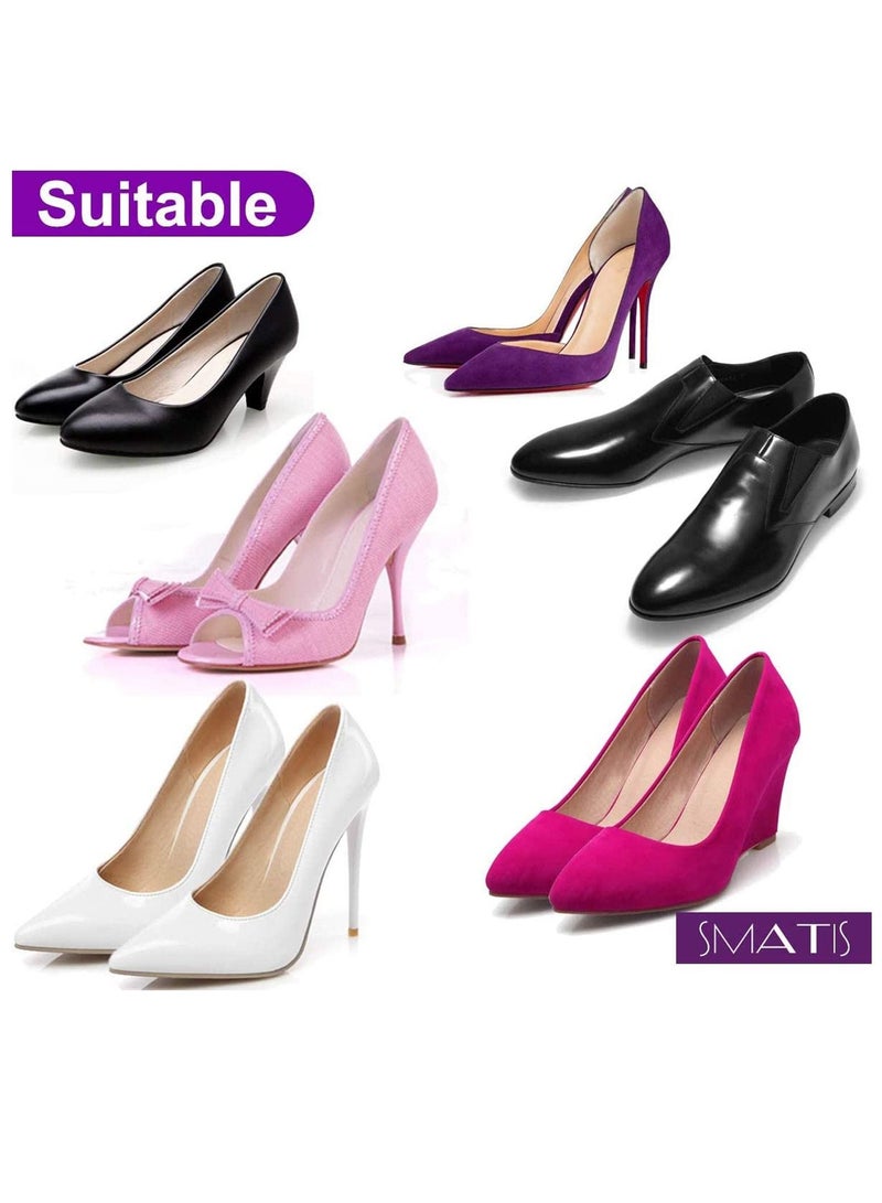 SYOSI Heel Cushion Inserts Silicone Shoe Pads for Women Loose Shoes and High Heels Shoe Too Big, Anti-Slip Heel Inserts Liners Blister Prevention and Protectors Foot Insoles for Women - 6Pairs - Image 4