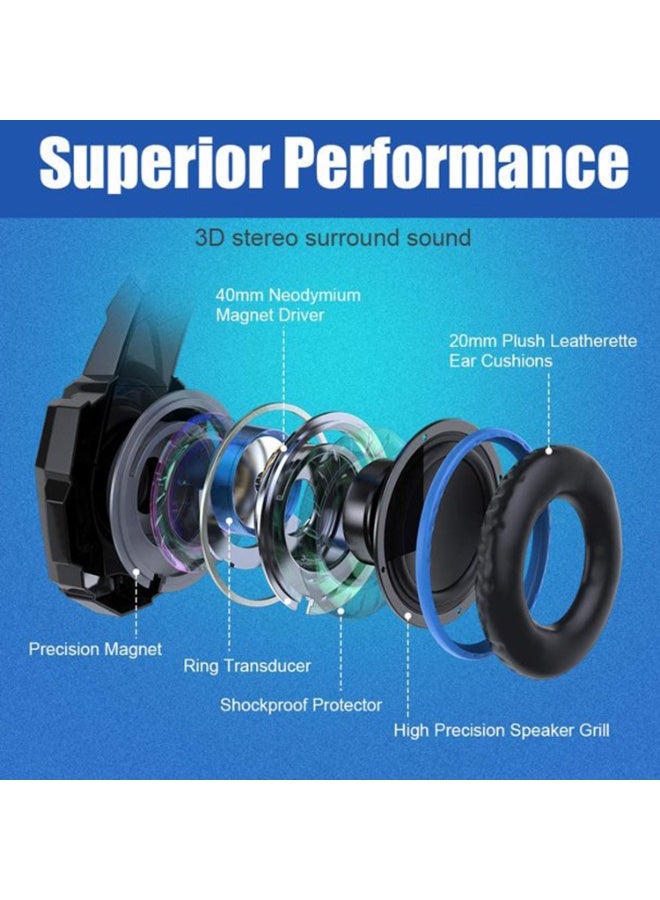 بي إكسلنت سماعة الألعاب السلكية المضيئة - Image 3