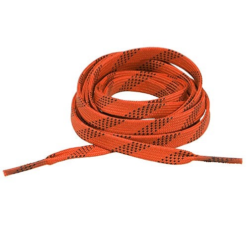 Elite Hockey Prolace Waxed Hockey Skate Laces (Orange, 108") - Image 3