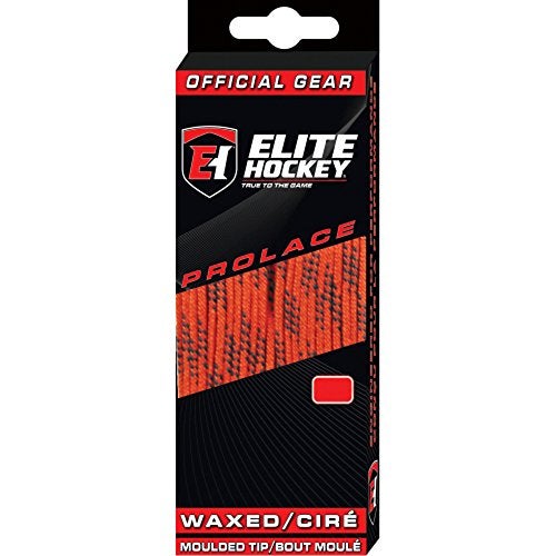 Elite Hockey Prolace Waxed Hockey Skate Laces (Orange, 108") - Image 1