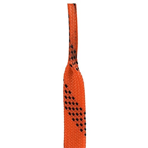 Elite Hockey Prolace Waxed Hockey Skate Laces (Orange, 108") - Image 4