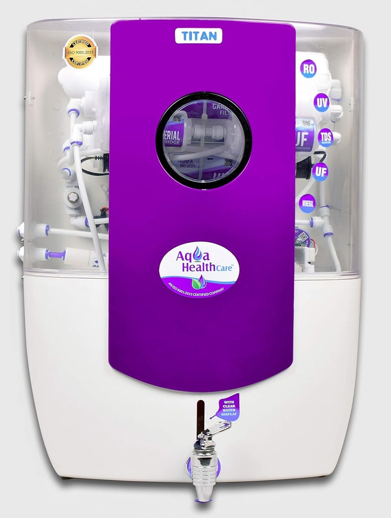 WHOLER Aqua Health Care ROUVTDSUFMIN Controlled Multi Stage 12 Liter Storage Capacity PURPLE - Image 1
